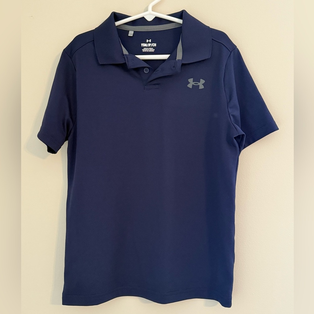 Under Armour Boy’s Dark Blue Polo Shirt